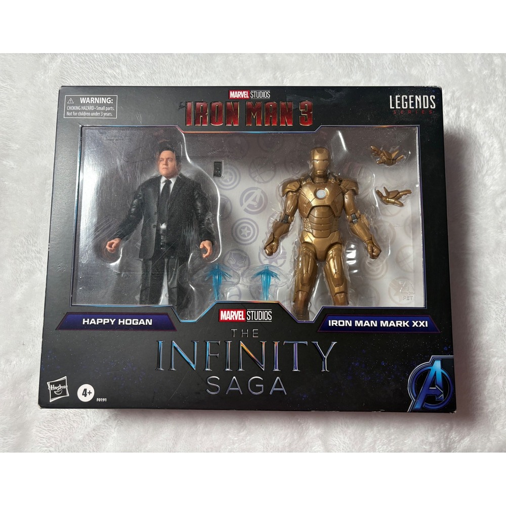 Marvel Legends Infinity Saga Happy Hogan‎ Iron Man Mark XXI Midas 2-Pack Hasbro